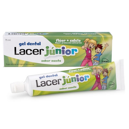 Lacer gel de dentes Junior Sabor Menta 75ml